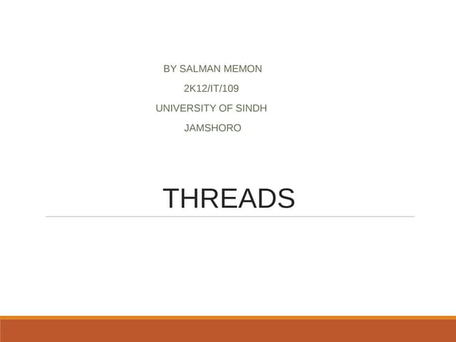 Os Threads