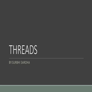 Threads | PPT