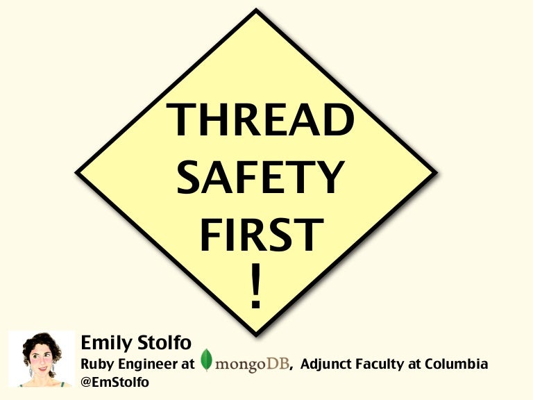 Ruby thread safety first