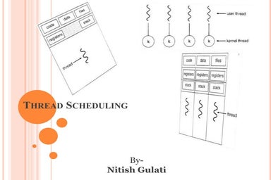 Thread scheduling in Operating Systems