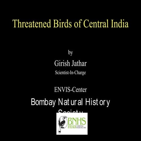 15 bird species in india in critically endangered list | PDF