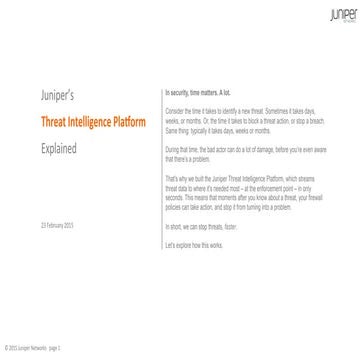 Juniper idp overview | PPT