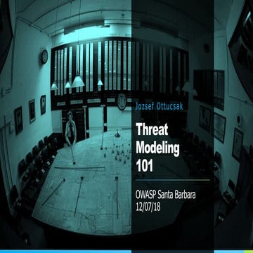 OWASP SB -Threat modeling 101 | PPTX