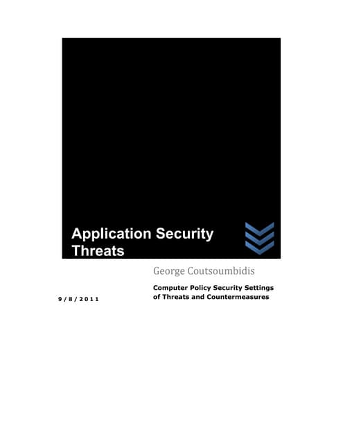 Threats and Countermeasures