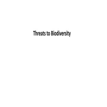Introduction of Threats to Biodiversity.pptx