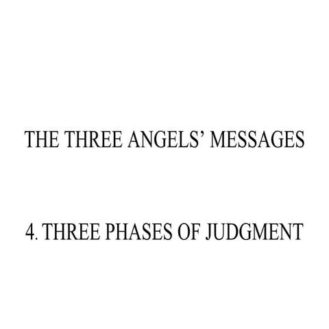 Three Phases Of Judgment