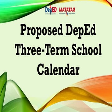 Understanding DepEd's New Three-Term School Calendar for SY 2026-2027 ...