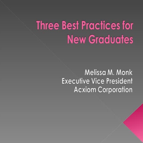 PR Week Presentation- Melissa Monk