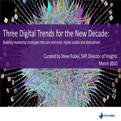 Three digital trends for the new decade by steve rubel