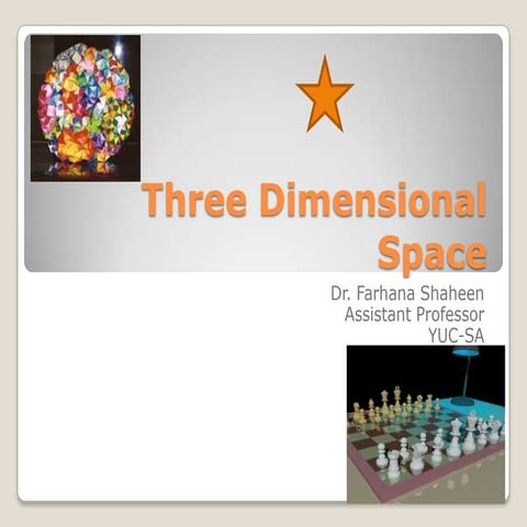 Three dimensional space  dfs-new