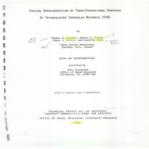 Three dimensional surfaces