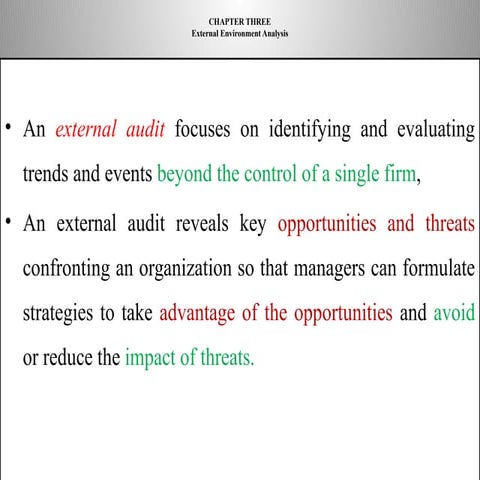 External Analysis - The PESTEL Framework.ppt