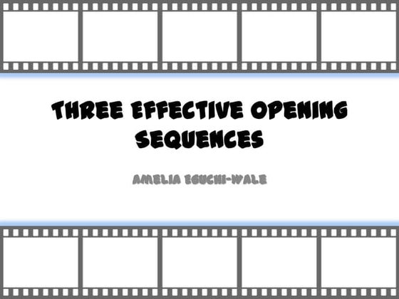 Media Film Opening Pitch | PPTX