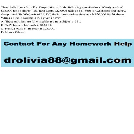 Three individuals form Bro Corporation with the following contributi.pdf