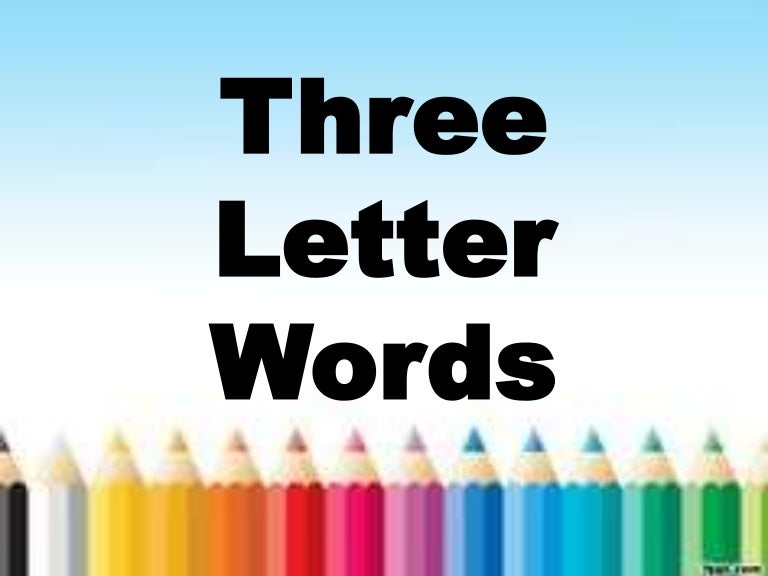 Three letter words