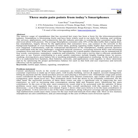 Three main pain points from today’s smartphones