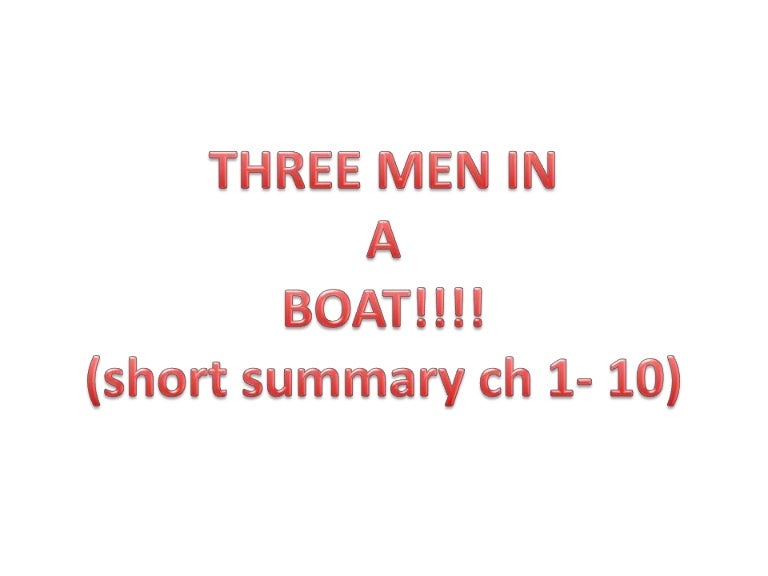 Three men in a boat 1 10 chapter