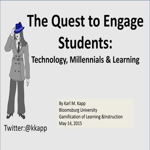 The Quest for Engaged Students: Technology, Millennials & Learnin