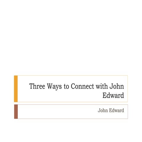 John Edward's Evolve Community | PPTX