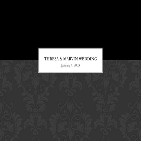 Thresa & marvin wedding1