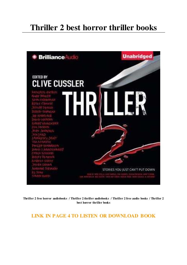 Thriller 2 best horror thriller books
