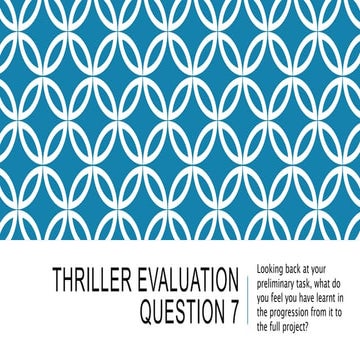 Evaluation Activity 7 | PPTX