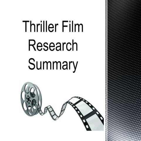 Thriller film research