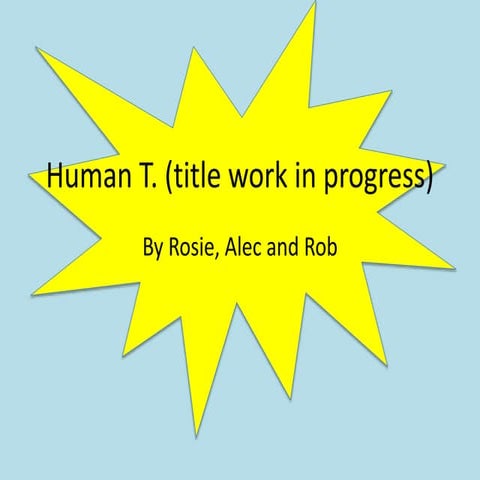 Thriller presentation