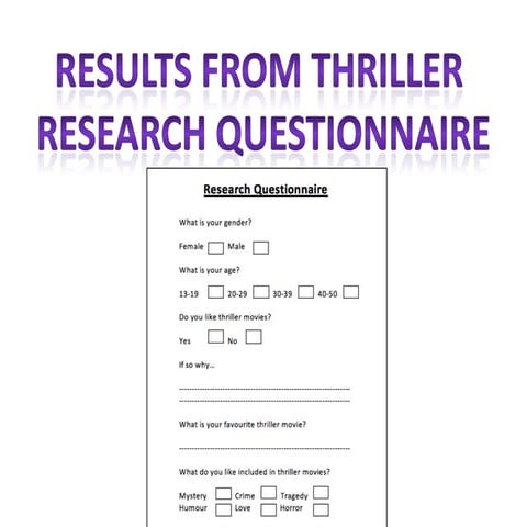 Thriller research pp newwwwwww