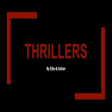 Thrillers new 