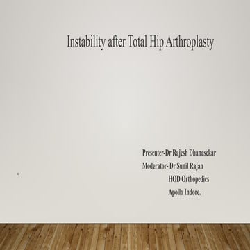 instability after total hip arthroplasty.pptx