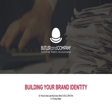 Building Your Brand Identity