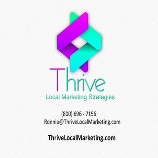 Thrive Local Marketing Strategies f...