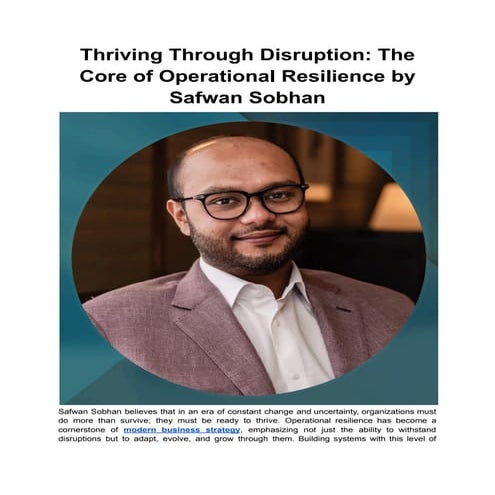 Thriving Through Disruption_ The Core of Operational Resilience by ...