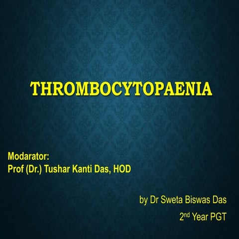 Thrombocytopenia