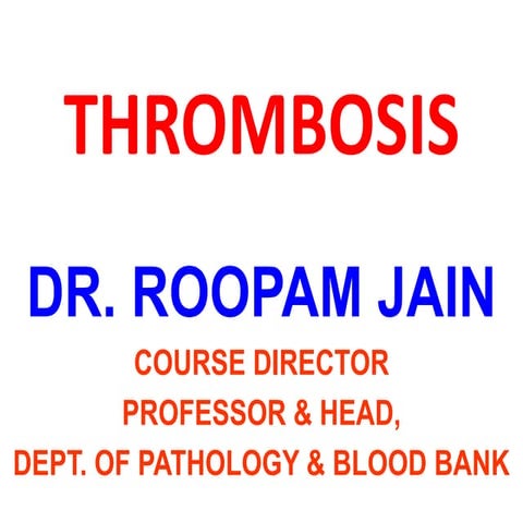 THROMBOSIS