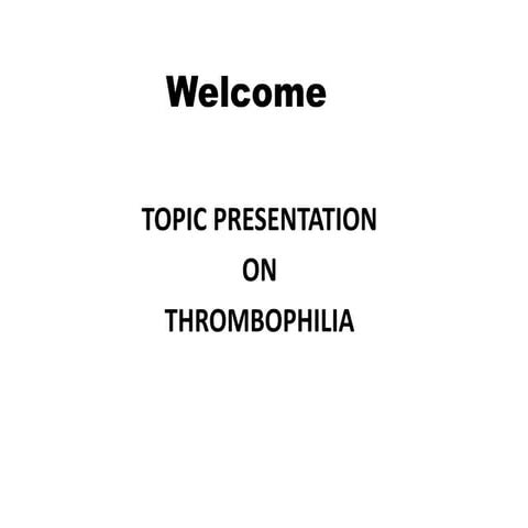 Thrombophilia