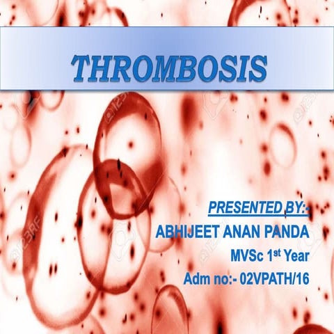 Thrombosis