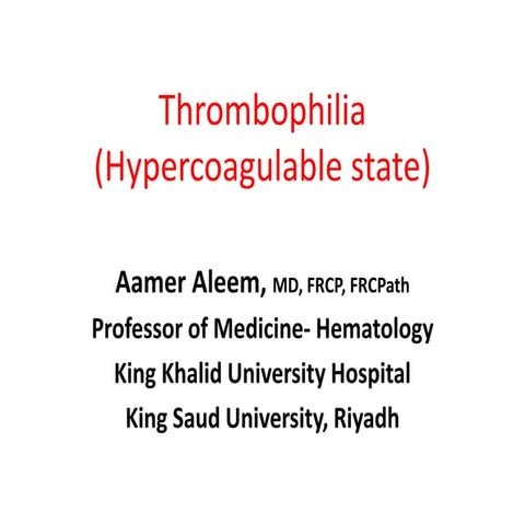 Thrombosis - KSUMSChhdhhhrhgggheyryy.ppt