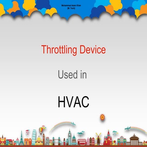 Throttling device (Expansion Valves)