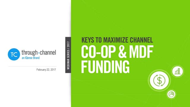 Maximizing CO-OP & MDF Funding Programs