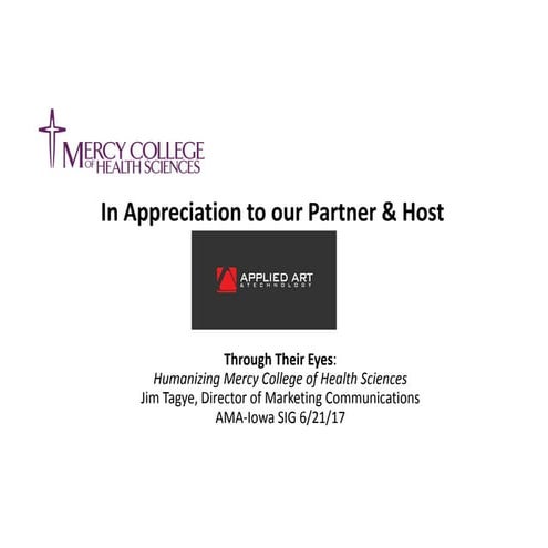 Through Their Eyes:-Humanizing Mercy College of Health Sciences