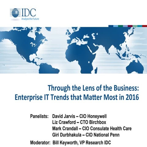Through the Lens of the Business: Enterprise IT Trends that Matter Most in 2016