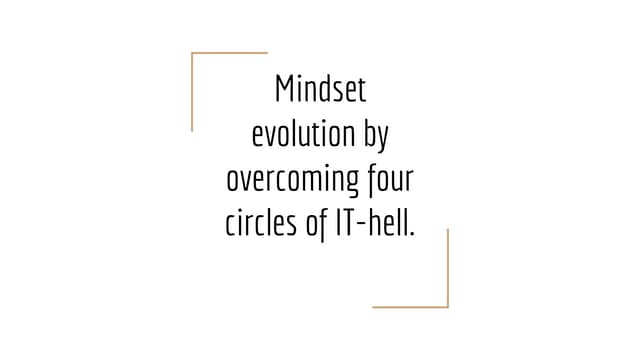 "Through the three circles of the it hell" by Roman Liashenko