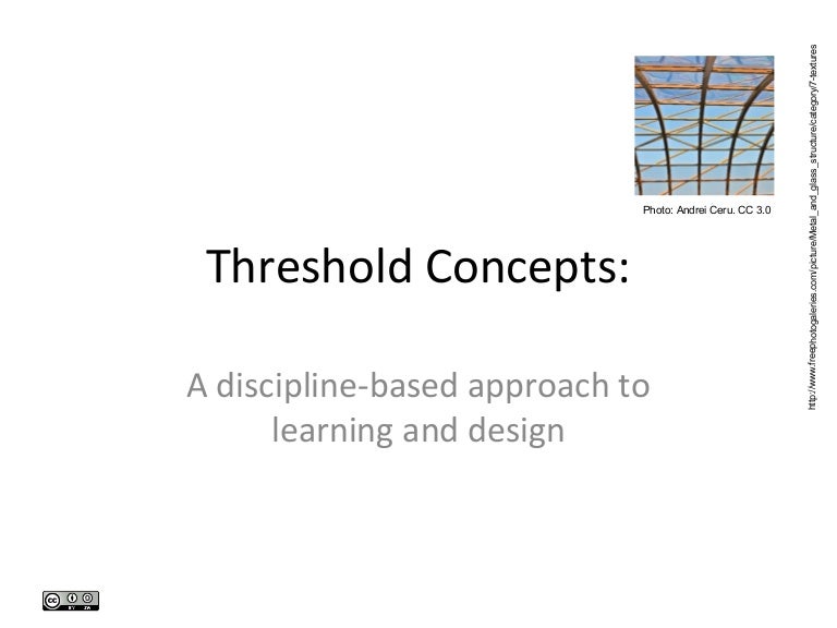 Threshold Concepts