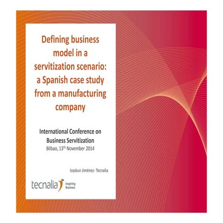 Servitization Izaskun Jimenez