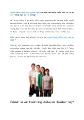 Thuốc tăng chiều cao nhanh nhất