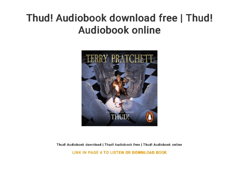 download thud audiobook download thud audiobook
