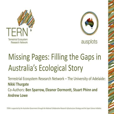 EcoTas13 Thurgate AusPlots