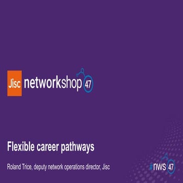 Flexible career pathways | PPTX